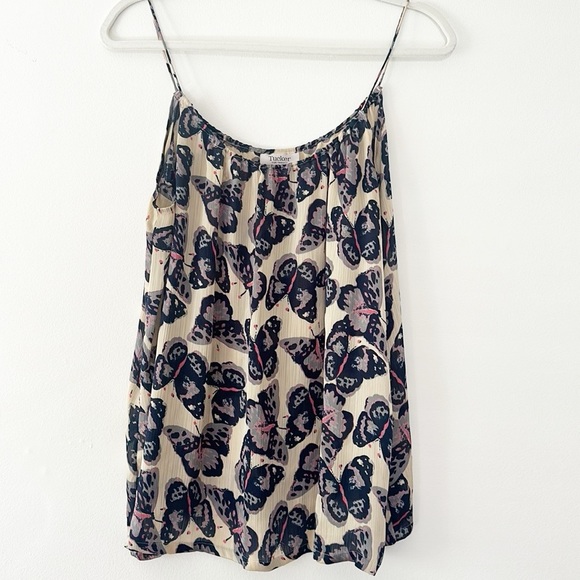 Tucker Tops - Tucker for Target Butterfly Print Flowy Tank Top Size XL